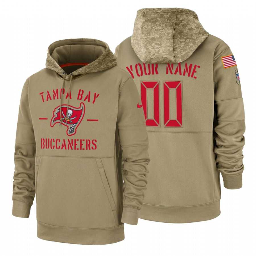 Tampa Bay Buccaneers Customized Nike Tan Salute To Service Name & Number Sideline Therma Pullover Hoodie,We sell and wholesale Tampa Bay Buccaneers Customized Nike Tan Salute To Service Name & Number Sideline Therma Pullover Hoodie on line form chian!